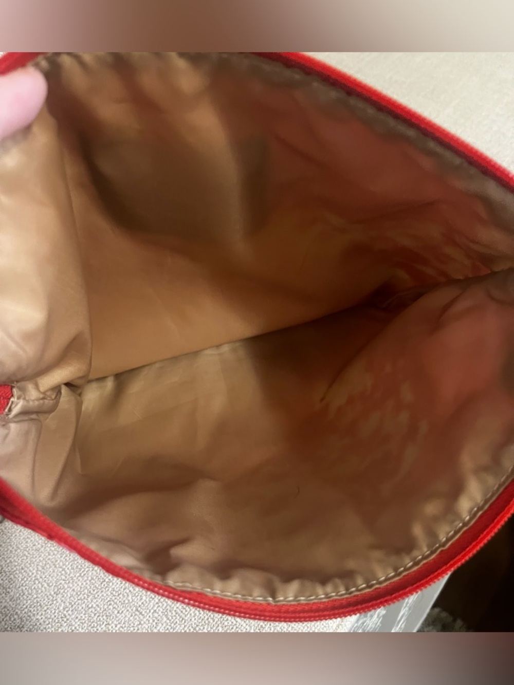 Coach Red Pink Abstract Print Tote Insert - Picture 8 of 8